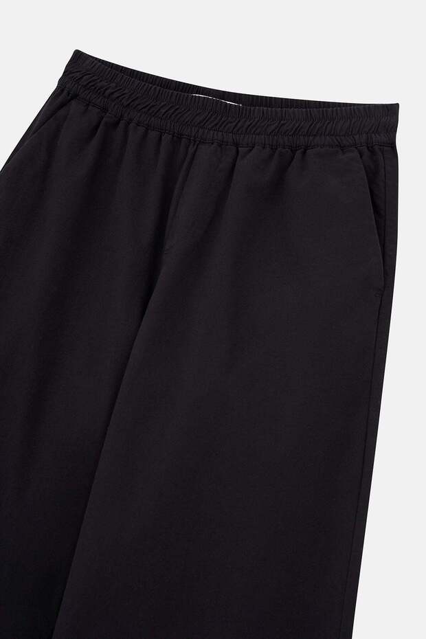 Basic Kadın Pantolon - Siyah - 2