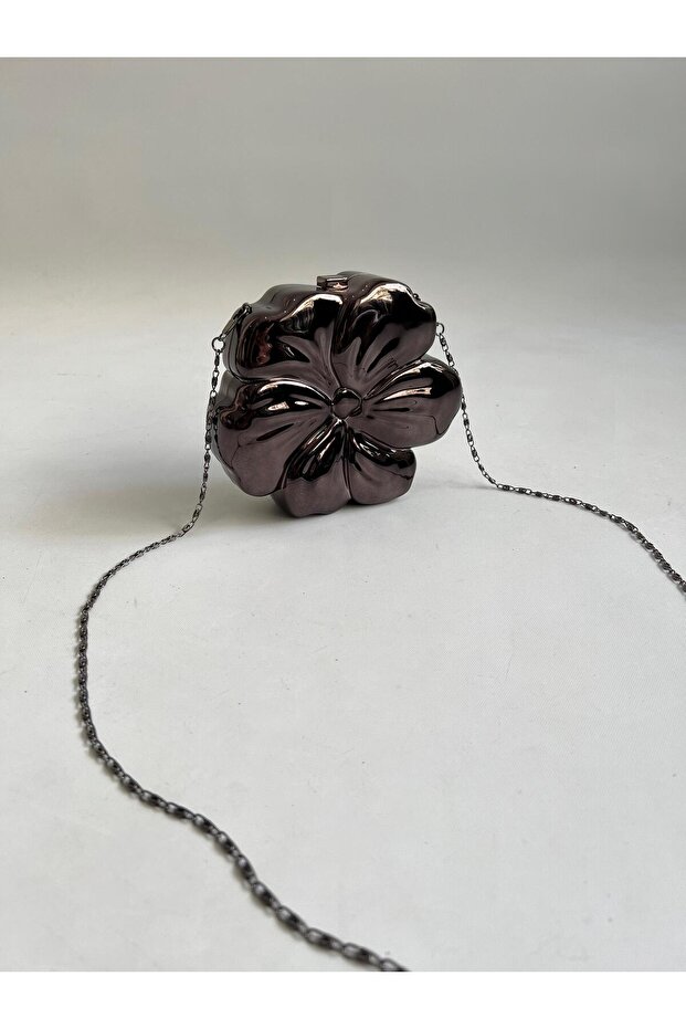Flower Model Wedding Engagement Evening Dress Bag Black