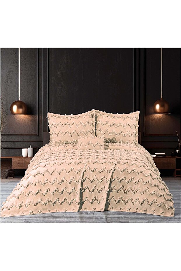 Athena 4 Parça Çift Kişilik Yatak Örtüsü - 1