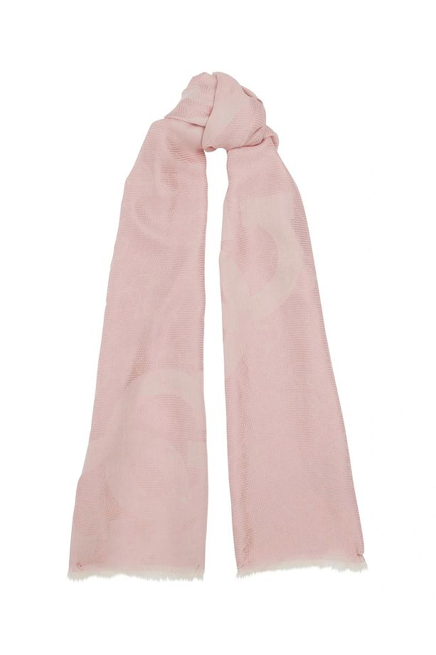 SCARF JAQUARD LG 4G MP 80X190 Kadın Pembe Şal AW5265COT03-ROS - 1