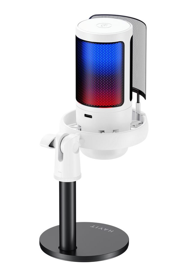 Gamenote GK50 RGB Yayıncı Mikrofonu - Beyaz - 4