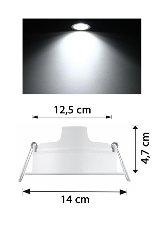 Spot Essential 10w 6500k Led Panel Beyaz Işık 14cm - 2