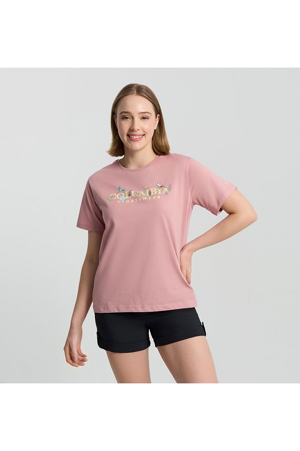 Kadın Pembe Cs0427 Csc W Outback Critters 2 Ss Tee Tshirt 9210081-659 - 5