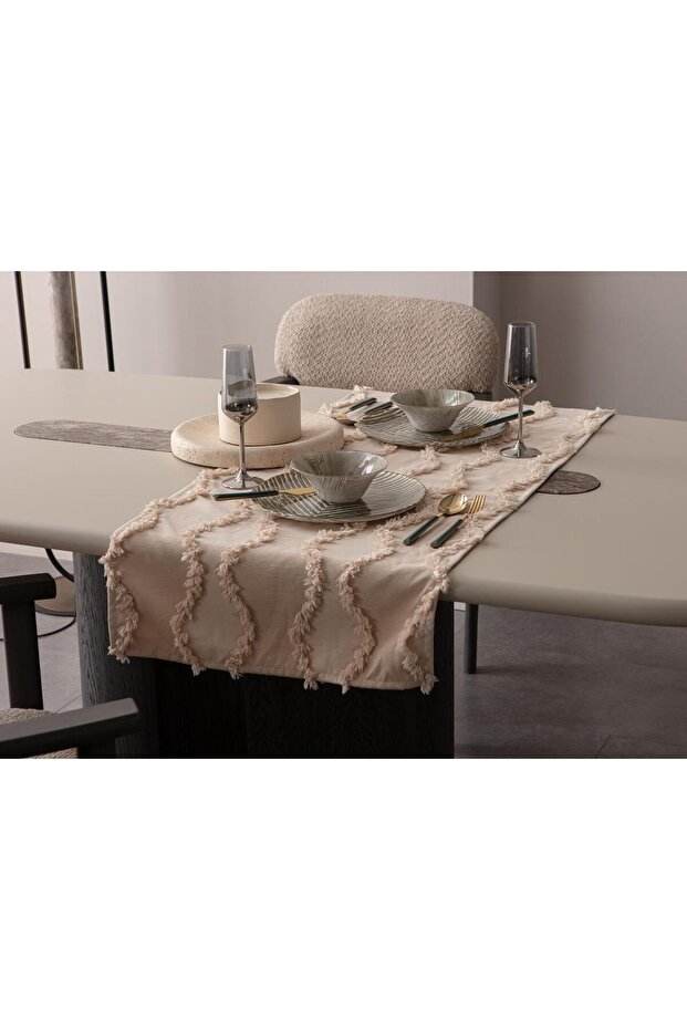 Püskül Dalgalı Runner 40x140 - 3