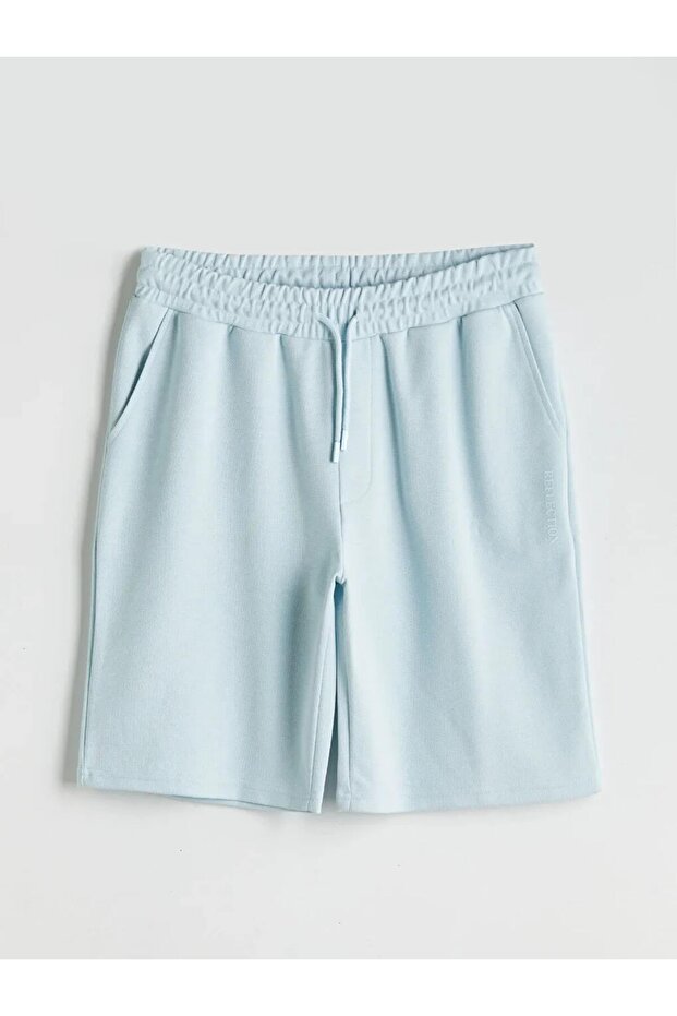 XSIDE Mavi Standart Kalıp Erkek Şort - 1