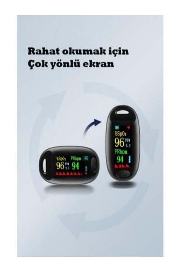 G2 Parmak Tipi Pulse Oksimetre Taşıma Ipi Nabız Ve Oksijen Ölçer Cihaz (ÜTS YOKTUR) - 4