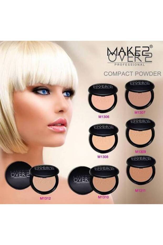 بودرة مضغوطة للوجه (1305) - ميك اوفر22 - 2