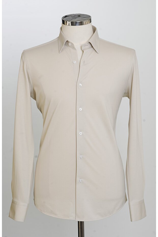 Paul Martin Knitted Fabric Straight Pattern Men's Shirt Pm3522R11