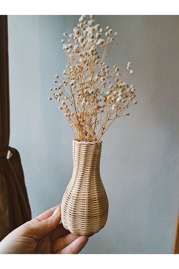RATTAN BAMBU MİNİK VAZO - 1