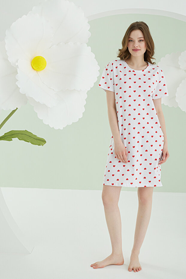 .%100 pamuklu şık gecelik - 3