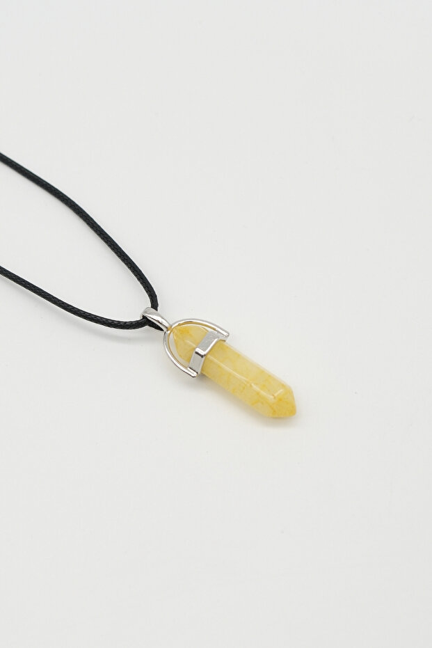 Nail Cut Natural Stone Necklace
