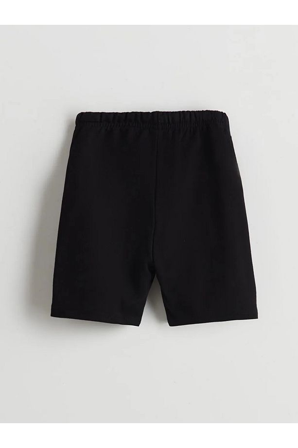 LCW Kids Siyah Beli Lastikli Basic Erkek Çocuk Şort - 2