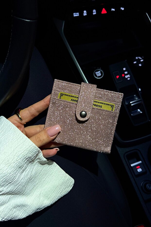 Simli Parlak Cüzdan - 1