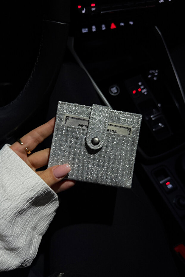 Simli Parlak Cüzdan - 1