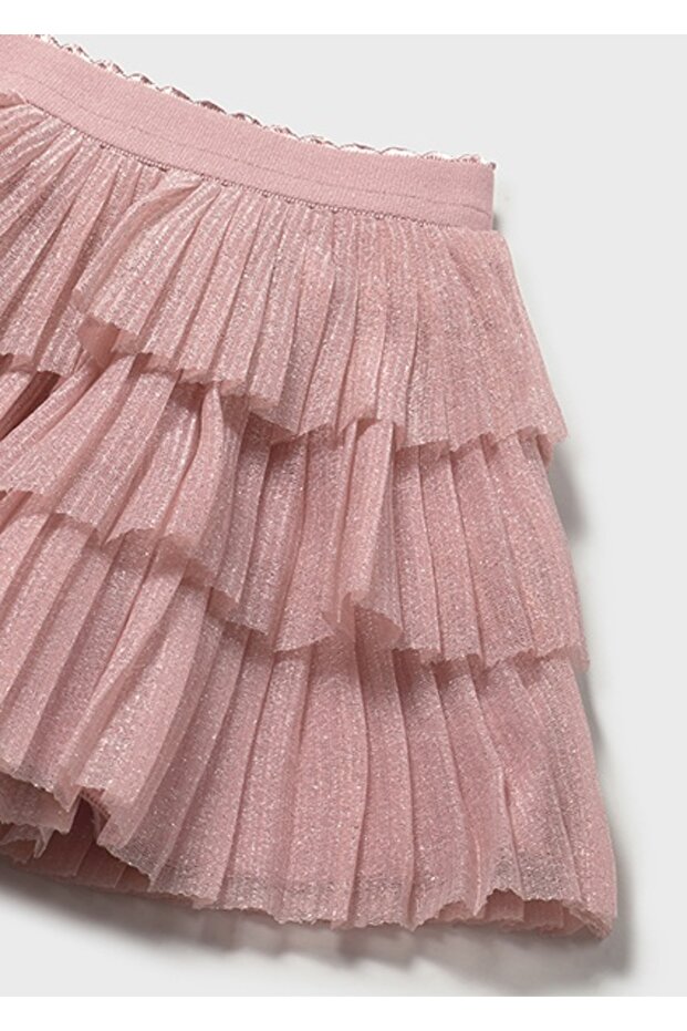 Tüllü Pileli Bebek Etek - 6