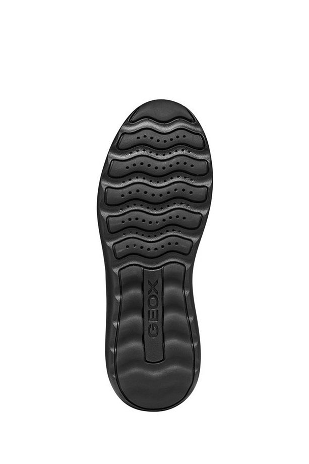 Erkek Siyah U Xtors B - Print.Lea + Smo.Lea Bağcıklı Deri Sneaker U45LFB04743C9999 - 6
