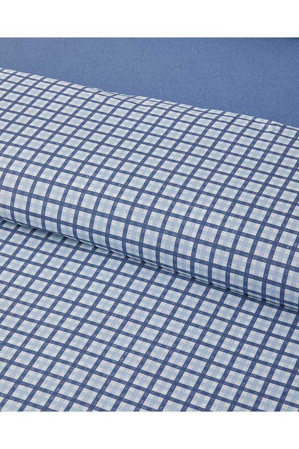 Windsor Kolay Ütülenir Çift Kişilik Nevresim Takımı 200x220 cm Mavi - 4
