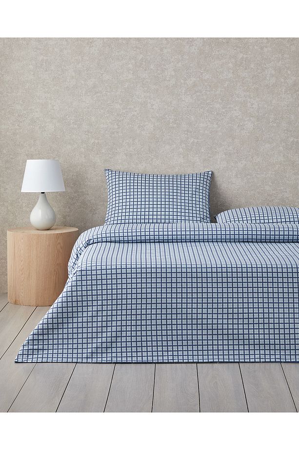 Windsor Kolay Ütülenir Çift Kişilik Nevresim Takımı 200x220 cm Mavi - 1
