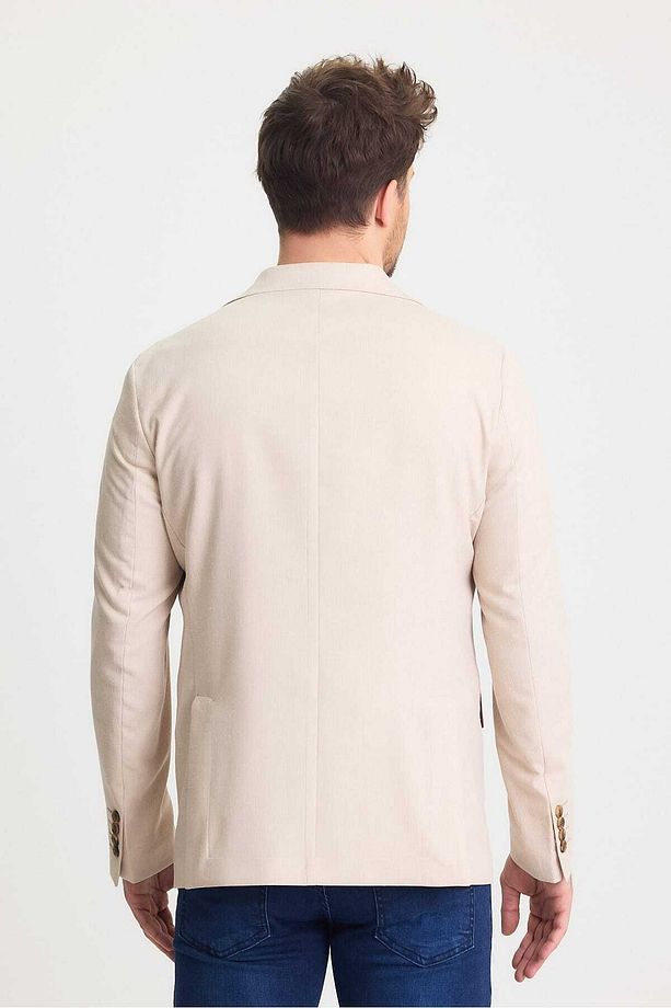 Dijital Örme Blazer Ceket - 7
