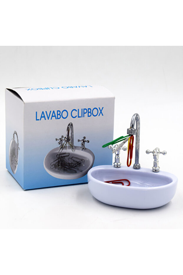 Sink Shaped Paperclip Box