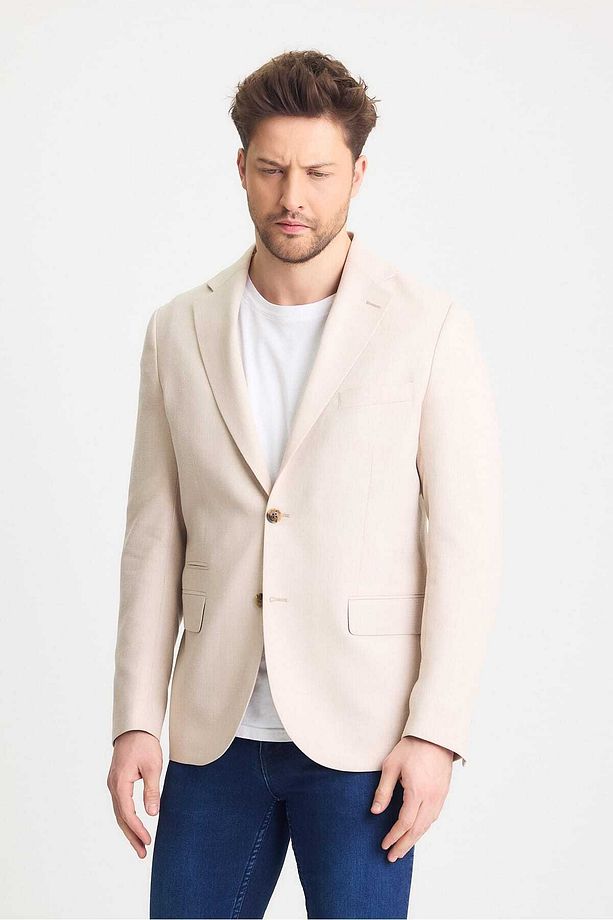 Dijital Örme Blazer Ceket - 4