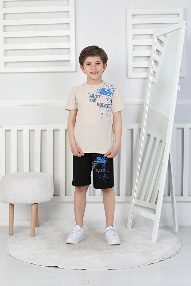 طقم شورت للأولاد - 1