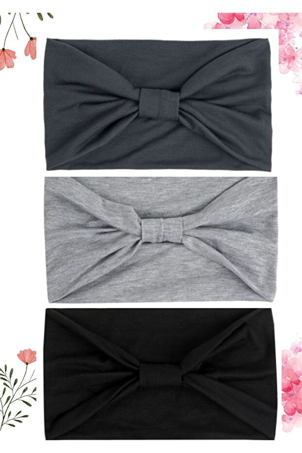 Set of 3 Yoga Headbands
