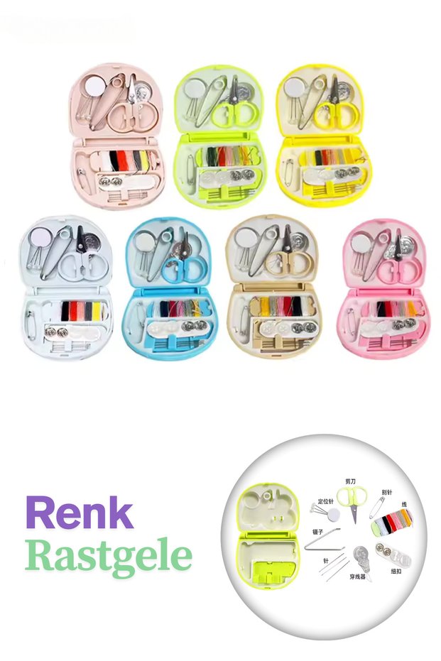 Portable Mini Sewing Kit Set- Color Random (Price Is for One Piece.)