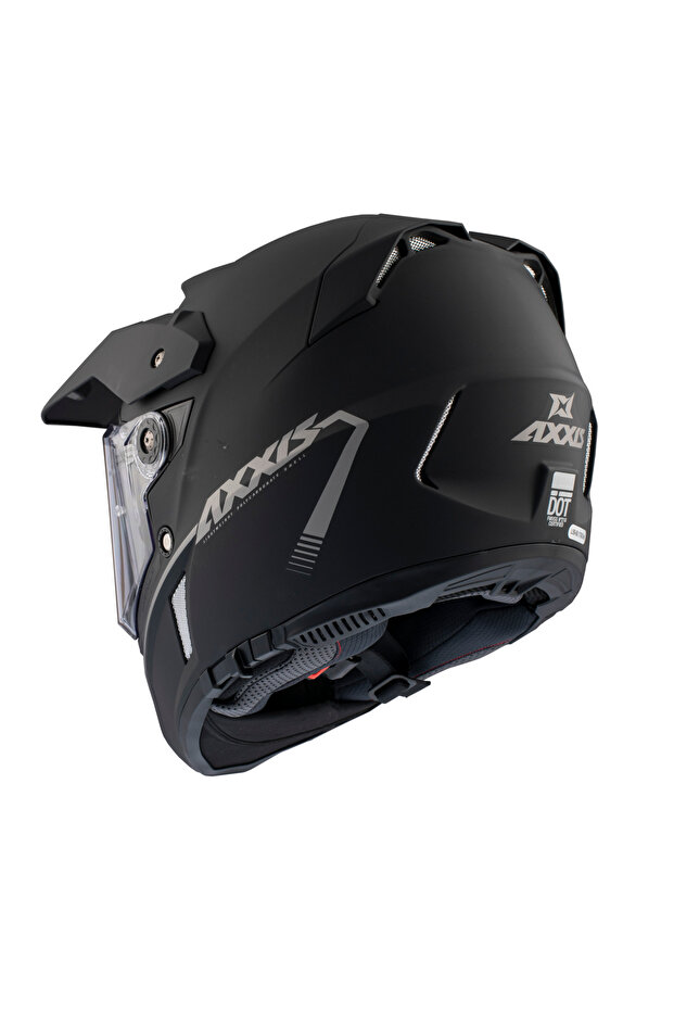 Wolf DS Adventure helmet Solid Matt Black(Mat Siyah) - 3