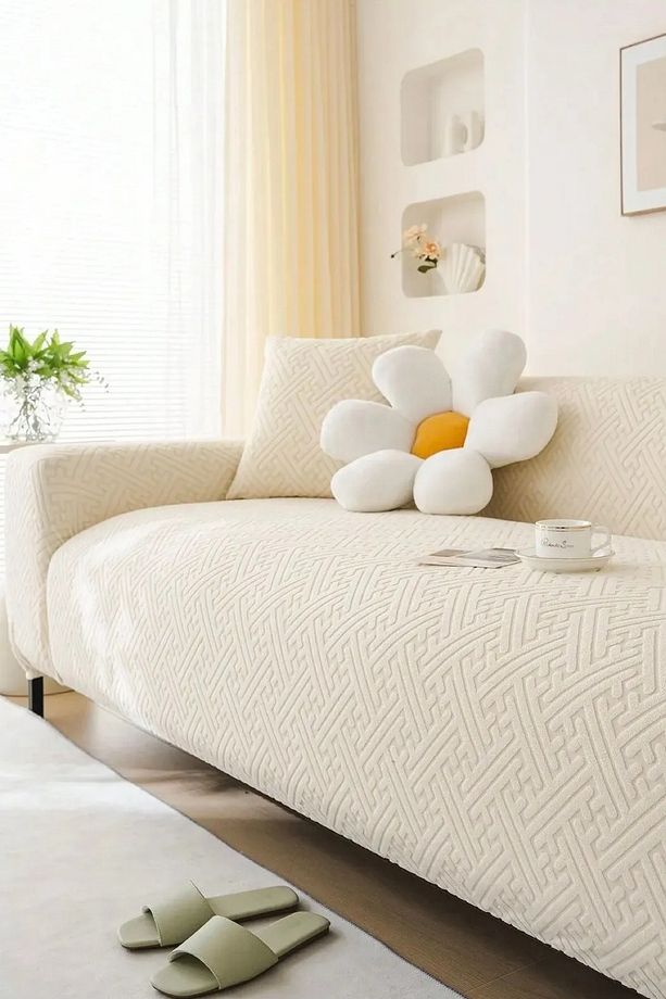 Koltuk Kılıfı Koltuk Örtüsü 3kişilik Koltuk Için 1 Adet Likrali Yüksek Kaliteli Sofa Cover - 1