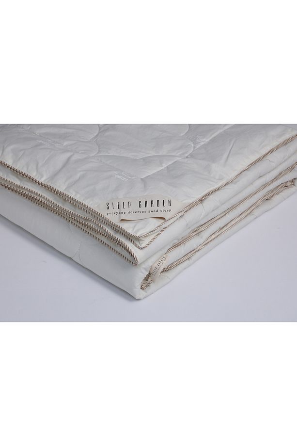 Deve Tüyü Yorgan Biyeli Şık Tek Kişilik 155x215 cm Jüt Keten Çantalı - 2