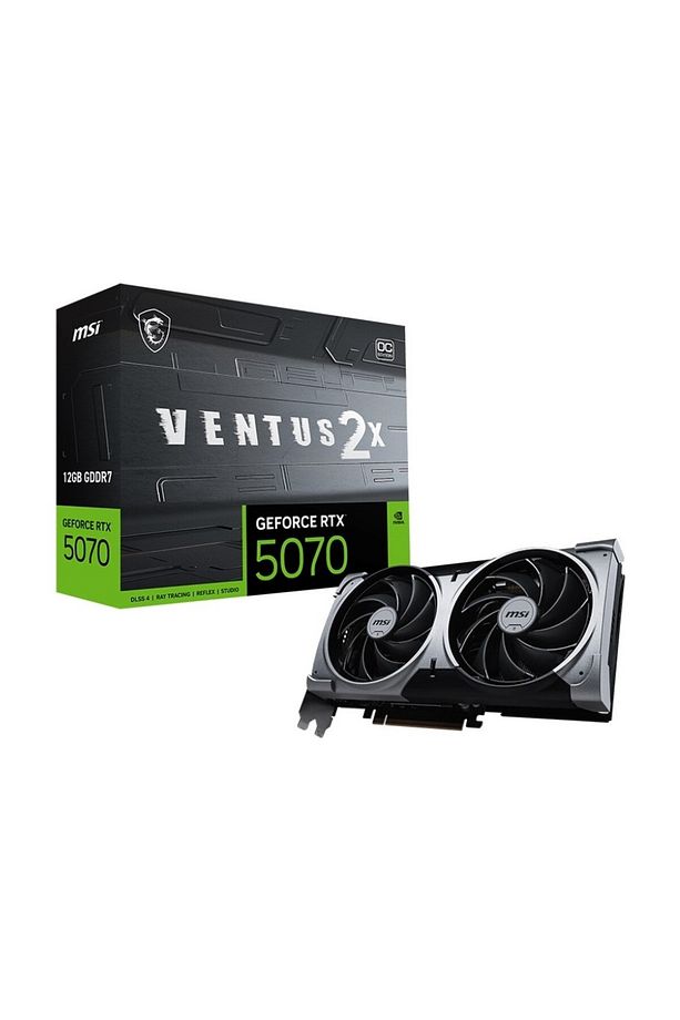 Geforce Rtx5070 12G Ventus 2X Oc 12Gb Gddr7 192 Bit Dlss 4 Ekran Kartı - 1