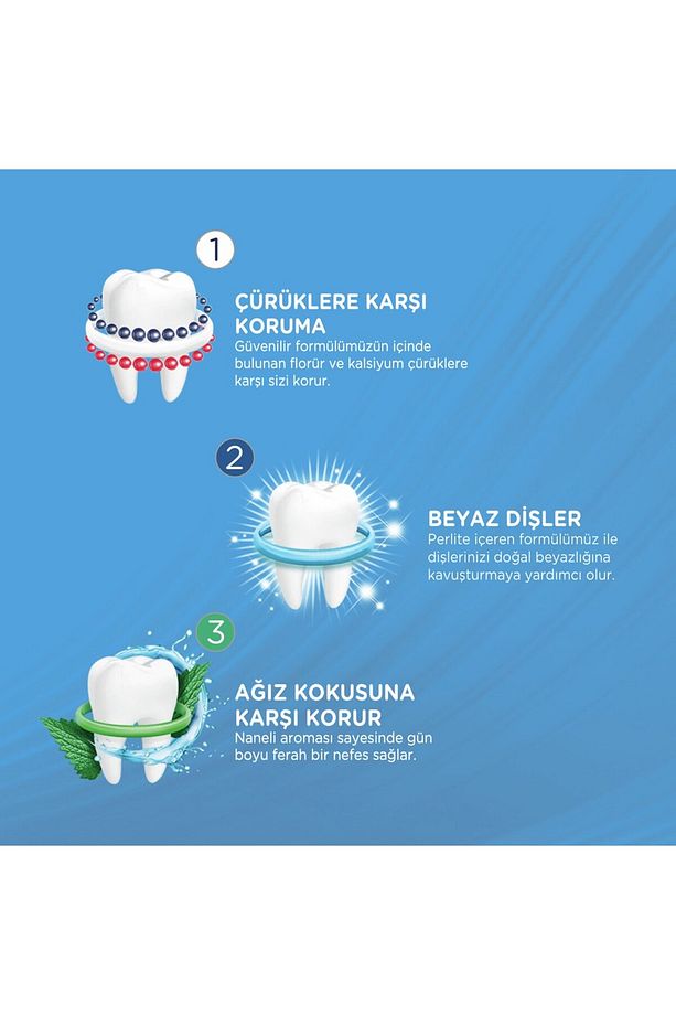 Üçlü Koruma Diş Macunu 120 Ml X 3 Adet - 7