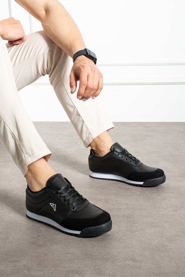 Casual Unisex Sneaker Lace-Up Striped Ergonomic Sports Shoes