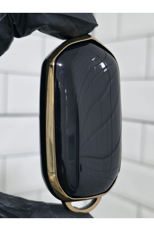 Togg T10x 3 Tuşlu Smart Nano Koruma Anahtar Kılıfı Siyah Gold Altın Renk Yüksek Kalite - 3