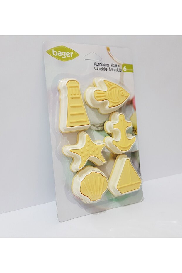 6 Piece Cookie Mold