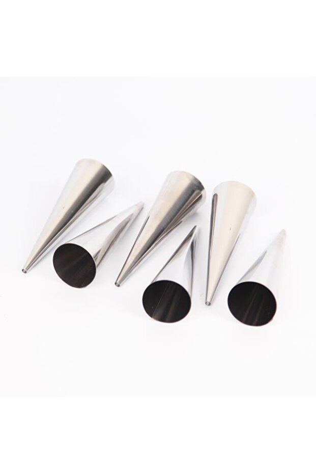 6-Piece Horn Mold Stainless Steel