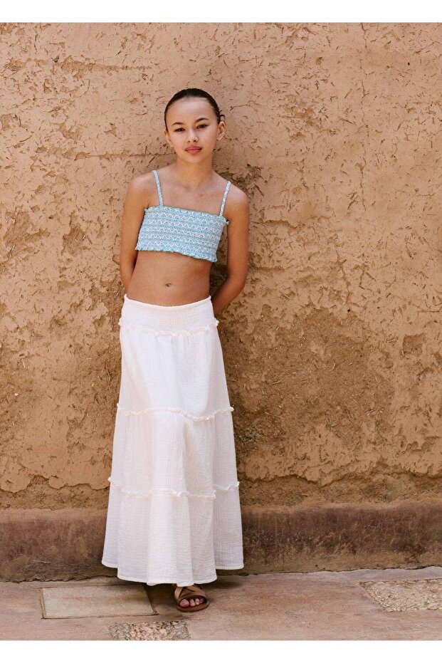 Çiçek desenli bikini - 4