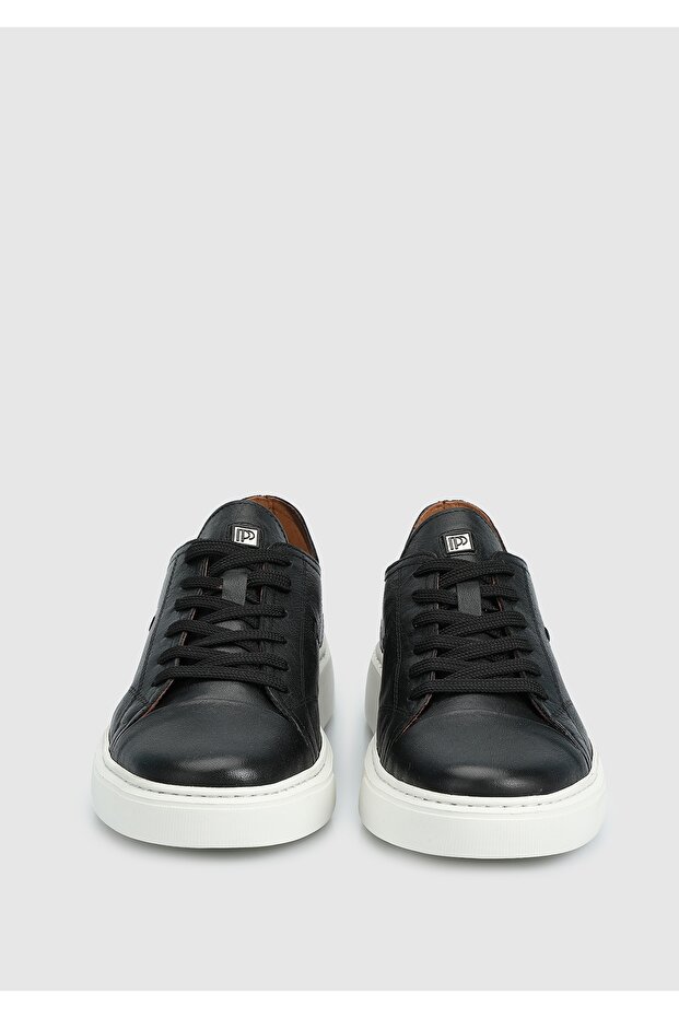 Siyah Deri Erkek Ayakkabı - 3