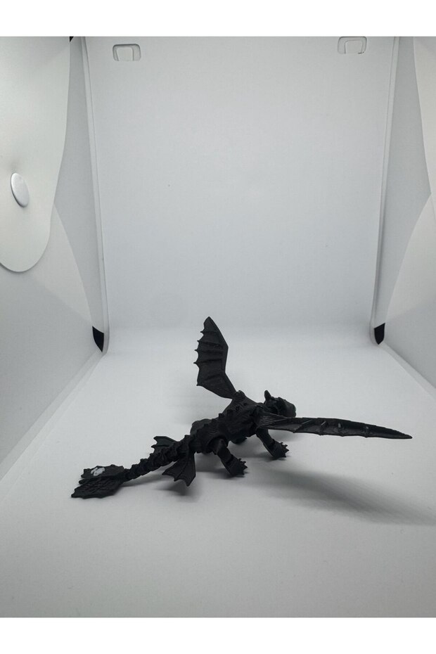 Toothless Figür 3D Baskı Ejderha Model Oyuncak - 2