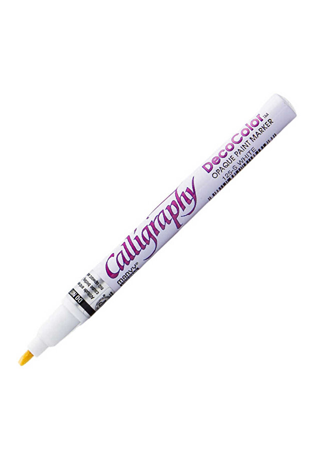 White Paint Marker Calligraphy - 1