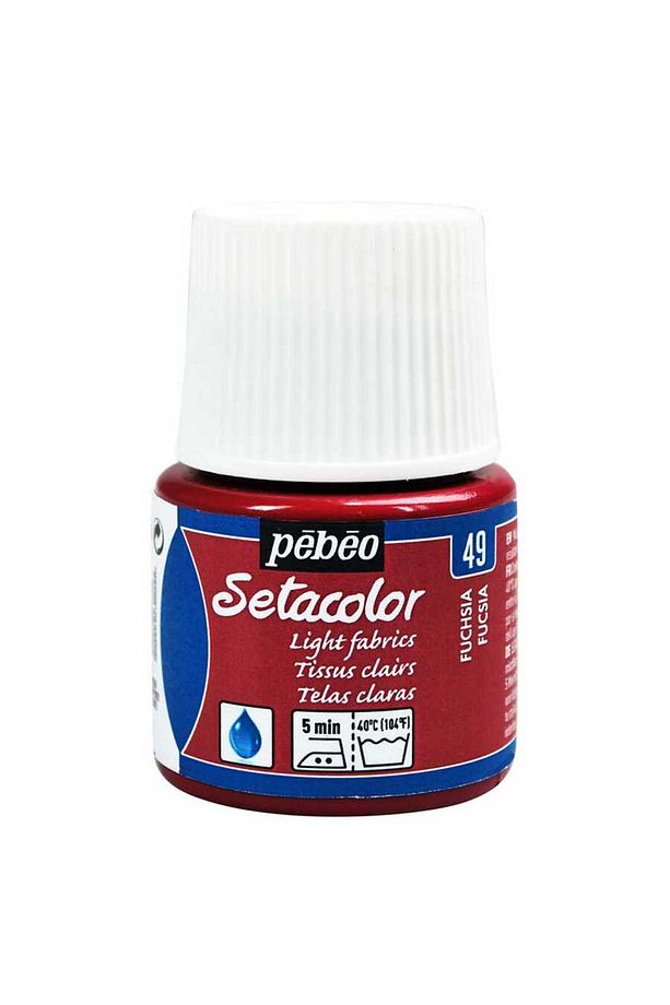 Setacolor Transparan Kumaş Boya 45ml Şişe - 49 Fuchsia - 1