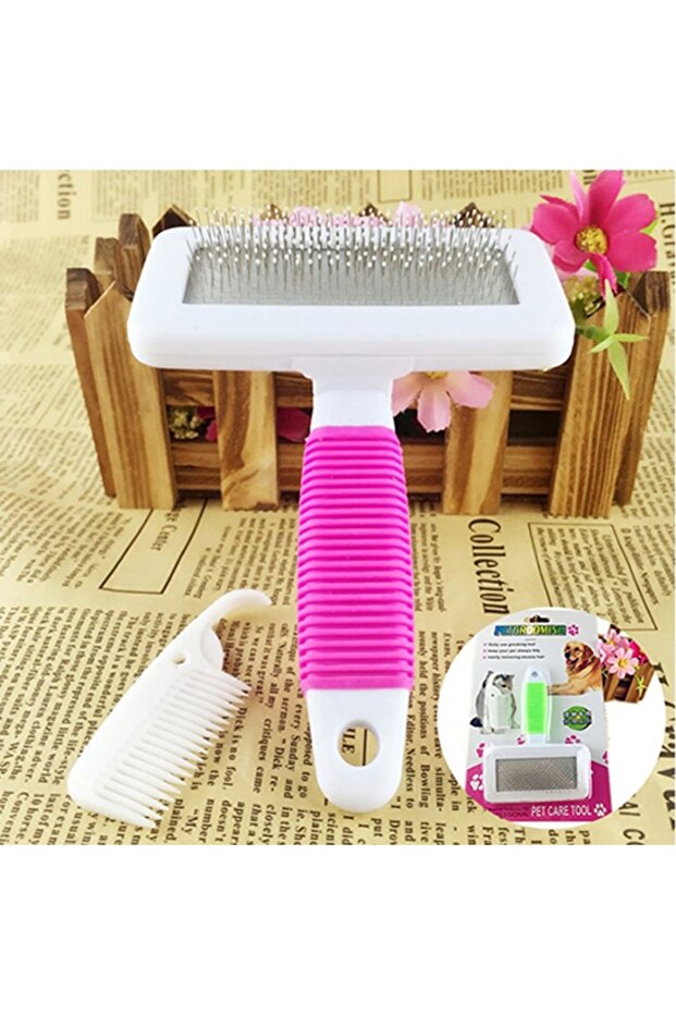 Pet Grooming Brush - Wire - 1
