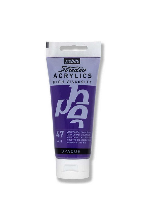 Studio Akrilik Boya 100ml 831-47 Dark Cobalt Violet - 1