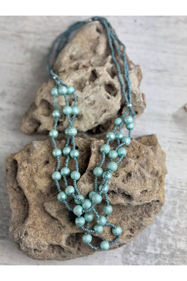 Simli incili kolye - 2