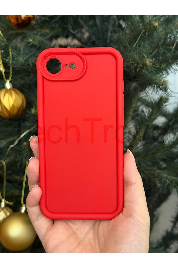 Apple iPhone 16E Kılıf Kamera ve Kenar Koruma Çıkıntılı Soft Renkli Silikon Kapak - 1
