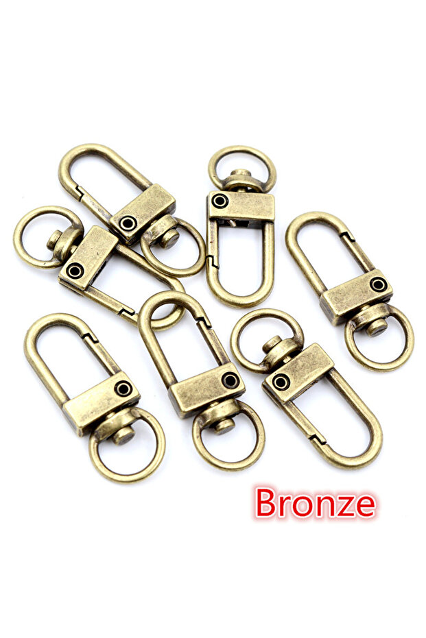 AB4-32 10pcs/lot Snap Lobster Clasp Hooks Gold Silver Plated DIY Jewelry Making Findings for Keychai