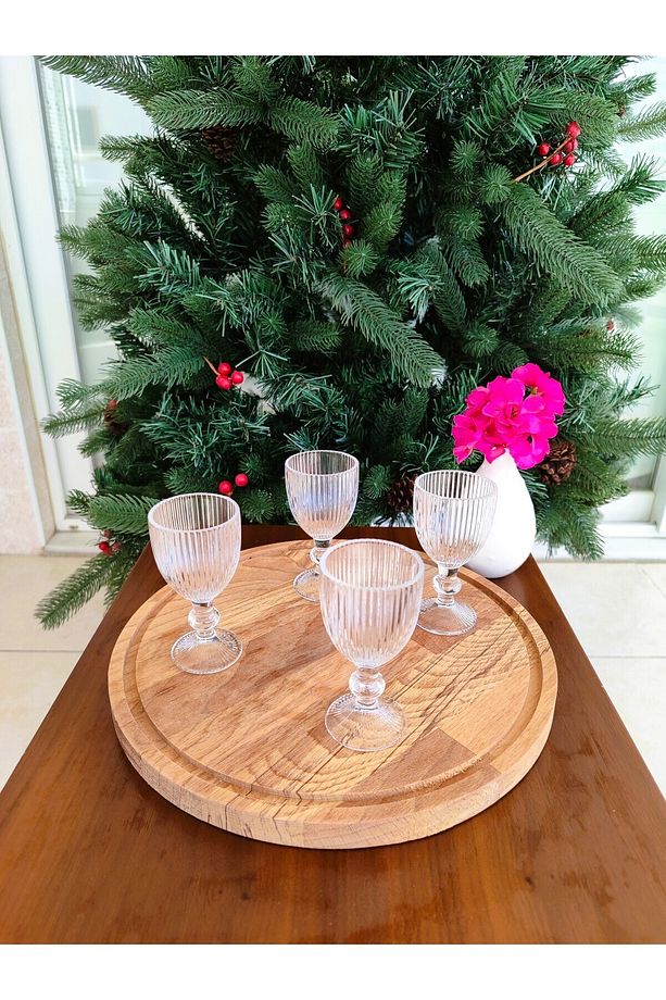 Paris Footed Coffee Side 4 Set - Paris Ayaklı Kahve Yanı 4 lü Seti - 68 ml - 1