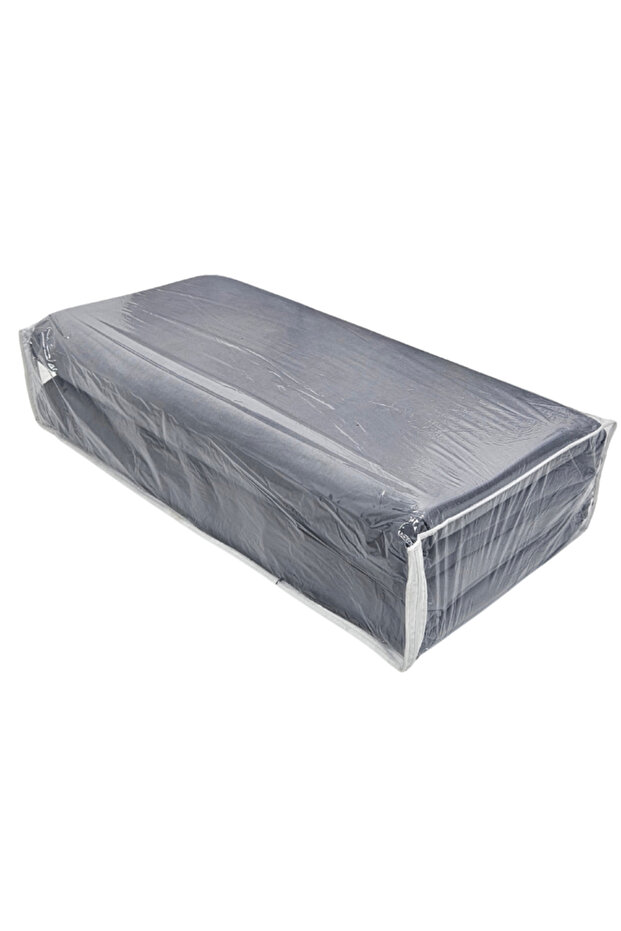 Single mattress with high-density soft foam texture, velvet fabric mattress with foam filling, size (190*90*6 cm) - 7