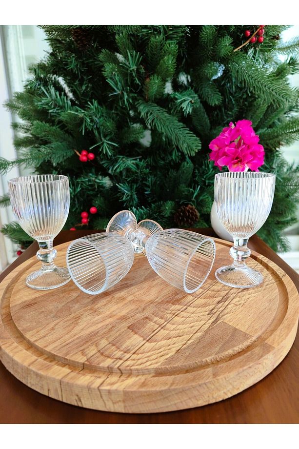 Paris Footed Coffee Side 4 Set - Paris Ayaklı Kahve Yanı 4 lü Seti - 68 ml - 7